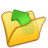 Folder yellow parent Icon